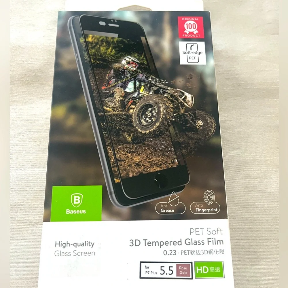 3D iPhone 7 Plus Tempered Glass Film